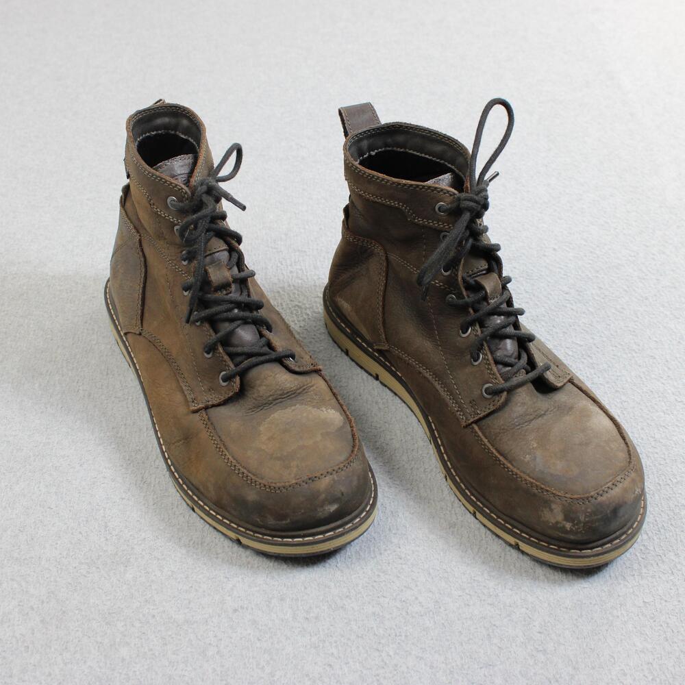 Keen Utility Boot Men 11.5 EE Brown Leather Chukka Safety Toe ASTM Workwear READ